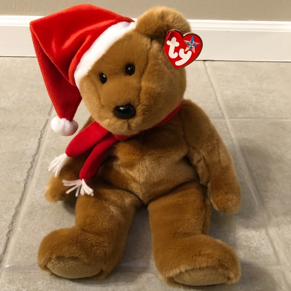 TY Beanie Buddy “1997 HOLIDAY TEDDY “ NEW - Picture 1 of 10